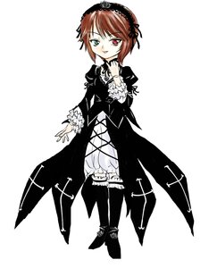 Rating: Safe Score: 0 Tags: 1girl brown_hair costume_switch dress frills full_body hairband heterochromia image long_sleeves looking_at_viewer red_eyes short_hair simple_background solo standing thighhighs white_background User: admin