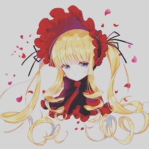 Rating: Safe Score: 0 Tags: 1girl blonde_hair blue_eyes dress drill_hair flower grey_background image long_hair long_sleeves looking_at_viewer petals rose rose_petals shinku simple_background solo twintails very_long_hair User: admin