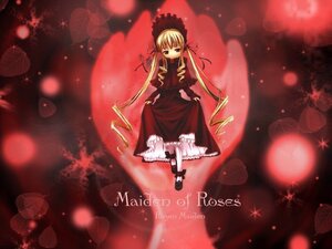 Rating: Safe Score: 0 Tags: 1girl blonde_hair bonnet bow dress full_body image long_hair long_sleeves looking_at_viewer red_dress shinku shoes solo twintails very_long_hair User: admin