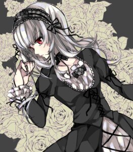 Rating: Safe Score: 0 Tags: 1girl black_dress black_flower black_ribbon black_rose dress flower frills gothic_lolita hairband image juliet_sleeves lolita_fashion long_hair long_sleeves pink_rose puffy_sleeves red_eyes ribbon rose silver_hair solo suigintou white_flower white_rose User: admin