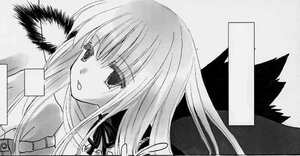 Rating: Safe Score: 0 Tags: 1girl animal_ears greyscale image long_hair monochrome solo suigintou upper_body User: admin