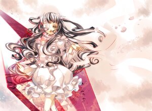 Rating: Safe Score: 0 Tags: 1girl black_hair dress flower frills image kirakishou long_hair lying solo very_long_hair white_dress yellow_eyes User: admin