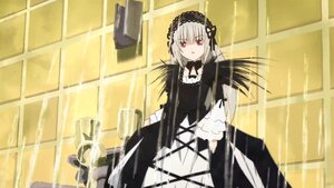 Rating: Safe Score: 0 Tags: 1girl black_dress black_ribbon dress frills hairband image long_hair long_sleeves looking_at_viewer red_eyes ribbon silver_hair solo suigintou tiles User: admin