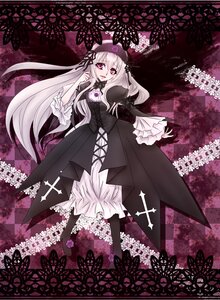 Rating: Safe Score: 0 Tags: 1girl argyle argyle_background bangs boots checkered checkered_background checkered_floor commentary_request dress flower frills hairband highres image lace lolita_fashion long_hair looking_at_viewer open_mouth pantyhose pink_eyes ribbon rose rozen_maiden shachimaru_(shino) silver_hair smile solo suigintou tile_floor tiles very_long_hair white_hair wings User: admin