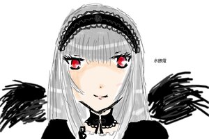 Rating: Safe Score: 0 Tags: 1girl bangs black_wings closed_mouth feathers frills hairband image long_hair looking_at_viewer red_eyes silver_hair simple_background smile solo suigintou white_background wings User: admin