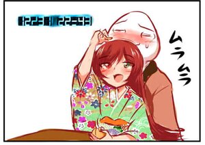 Rating: Safe Score: 0 Tags: 1girl auto_tagged blush border brown_hair floral_print heterochromia image japanese_clothes kimono new_year open_mouth smile solo suiseiseki User: admin