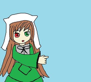 Rating: Safe Score: 0 Tags: 1girl :d brown_hair dress green_dress green_eyes head_scarf heterochromia image long_hair long_sleeves looking_at_viewer open_mouth red_eyes ribbon simple_background solo suiseiseki very_long_hair User: admin