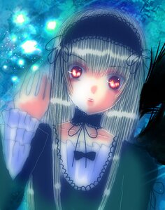 Rating: Safe Score: 0 Tags: 1girl bangs black_ribbon bug butterfly choker dress frills gothic_lolita hairband image insect lolita_fashion lolita_hairband long_hair long_sleeves looking_at_viewer red_eyes ribbon silver_hair solo suigintou upper_body wings User: admin