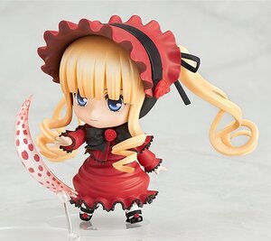 Rating: Safe Score: 0 Tags: 1girl blonde_hair blue_eyes bonnet bow chibi doll dress floating flower full_body grey_background long_hair long_sleeves looking_at_viewer red_dress rose shinku shoes solo standing teacup twintails very_long_hair User: admin