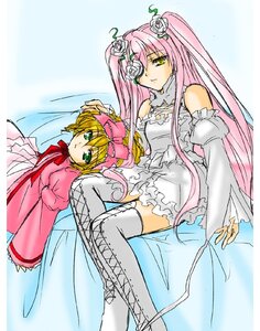 Rating: Safe Score: 0 Tags: 2girls blonde_hair boots bow dress eyepatch flower frills green_eyes hina_ichigo hinaichigo image kirakishou long_hair long_sleeves multiple_girls pair pink_dress pink_hair rose short_hair sitting thighhighs yellow_eyes User: admin