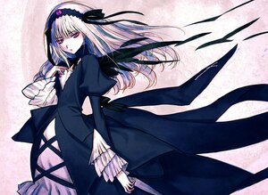 Rating: Safe Score: 0 Tags: 1girl black_dress dress floating_hair flower frills hairband image juliet_sleeves lolita_hairband long_hair long_sleeves looking_at_viewer pink_eyes puffy_sleeves ribbon rose solo suigintou wide_sleeves wings User: admin