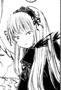 Rating: Safe Score: 0 Tags: 1boy 1girl bangs blush dress eyebrows_visible_through_hair greyscale hair_ribbon hairband image long_hair long_sleeves looking_at_viewer monochrome ribbon solo suigintou upper_body white_background User: admin