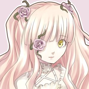 Rating: Safe Score: 0 Tags: 1girl bangs blonde_hair choker flower hair_flower hair_ornament image kirakishou long_hair pink_flower pink_rose purple_flower purple_rose rose solo thorns yellow_eyes User: admin