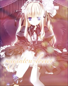 Rating: Safe Score: 0 Tags: 1girl bed blonde_hair blue_eyes dress image lolita_fashion long_hair shinku sitting solo underwear User: admin