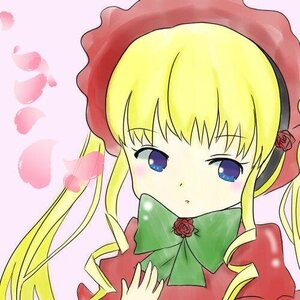 Rating: Safe Score: 0 Tags: 1girl bangs blonde_hair blue_eyes blush bow bowtie dress drill_hair flower hat image long_hair long_sleeves mosaic_censoring red_rose rose shinku sidelocks solo twintails User: admin