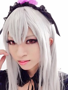 Rating: Safe Score: 0 Tags: 1girl bangs closed_mouth eyelashes lips long_hair looking_at_viewer portrait red_eyes solo suigintou white_hair User: admin