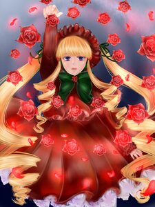 Rating: Safe Score: 0 Tags: 1girl blonde_hair blue_eyes dress drill_hair flower image long_hair petals pink_flower pink_rose red_flower red_rose rose rose_petals shinku solo thorns twin_drills twintails User: admin