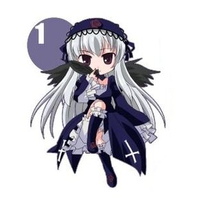 Rating: Safe Score: 0 Tags: 1girl black_wings chibi dress flower frills full_body hairband image long_hair long_sleeves rose silver_hair simple_background solo standing suigintou very_long_hair white_background wings User: admin