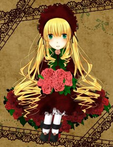 Rating: Safe Score: 0 Tags: 1girl auto_tagged blonde_hair dress flower image long_hair looking_at_viewer pink_rose red_flower red_rose rose shinku solo twintails very_long_hair User: admin