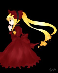 Rating: Safe Score: 0 Tags: 1girl blonde_hair blue_eyes bonnet bow dress frills image long_hair long_sleeves profile red_dress shinku solo transparent_background twintails very_long_hair User: admin