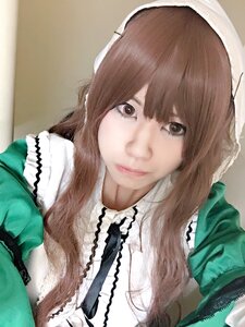 Rating: Safe Score: 0 Tags: 1girl bangs brown_eyes brown_hair closed_mouth frills green_dress lips looking_at_viewer photo realistic solo suiseiseki upper_body User: admin