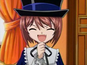 Rating: Safe Score: 0 Tags: 1girl :d ^_^ ^o^ brown_hair closed_eyes curtains frills hat image laughing long_sleeves open_mouth short_hair smile solo souseiseki upper_body User: admin