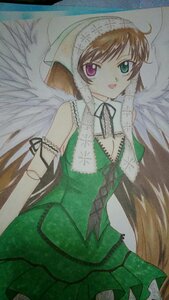 Rating: Safe Score: 0 Tags: 1girl angel_wings auto_tagged brown_hair feathered_wings frills green_eyes head_scarf heterochromia image long_hair looking_at_viewer open_mouth red_eyes ribbon sleeveless solo suiseiseki very_long_hair white_wings wings User: admin