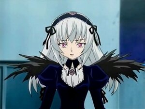 Rating: Safe Score: 0 Tags: 1girl black_dress black_wings dress feathered_wings frills hairband image juliet_sleeves long_hair long_sleeves looking_at_viewer pink_eyes puffy_sleeves silver_hair solo suigintou upper_body wings User: admin