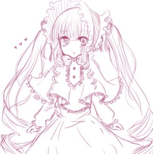 Rating: Safe Score: 0 Tags: 1girl blush capelet dress drill_hair hairband image lolita_fashion long_hair long_sleeves looking_at_viewer monochrome shinku simple_background solo twintails very_long_hair white_background User: admin