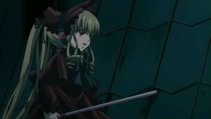 Rating: Safe Score: 0 Tags: 1girl blonde_hair image long_hair long_sleeves shinku solo standing upper_body User: admin