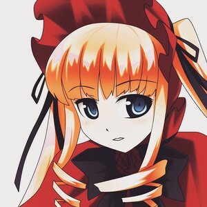 Rating: Safe Score: 0 Tags: 1girl bangs black_ribbon blonde_hair blue_eyes blush bonnet bow dress drill_hair flower hat image long_hair looking_at_viewer parted_lips red_capelet red_dress ribbon rose shinku sidelocks simple_background solo twin_drills twintails white_background User: admin