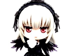 Rating: Safe Score: 0 Tags: 1girl bangs black_dress black_wings chibi closed_mouth doll dress hairband long_hair long_sleeves looking_at_viewer red_eyes ribbon simple_background solo striped suigintou upper_body vertical_stripes white_background white_hair wings User: admin