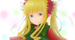 Rating: Safe Score: 0 Tags: 1girl bangs blonde_hair blue_eyes closed_mouth flower image long_hair looking_at_viewer portrait rose shinku sidelocks smile solo twintails upper_body User: admin