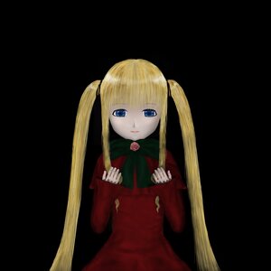 Rating: Safe Score: 0 Tags: 1girl bangs blonde_hair blue_eyes dress flower image long_hair long_sleeves looking_at_viewer red_dress rose shinku simple_background solo twintails very_long_hair User: admin