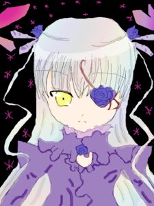 Rating: Safe Score: 0 Tags: 1girl barasuishou blue_flower blue_rose dress eyepatch flower image long_hair purple_flower rose solo yellow_eyes User: admin