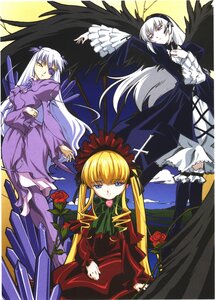 Rating: Safe Score: 0 Tags: 3girls black_wings blonde_hair blue_eyes dress flower frills image long_hair long_sleeves looking_at_viewer multiple multiple_girls red_flower red_rose rose shinku suigintou tagme very_long_hair wings yellow_eyes User: admin