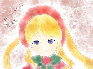 Rating: Safe Score: 0 Tags: 1girl blonde_hair blue_eyes blush bonnet bow bowtie face flower image long_hair looking_at_viewer pink_rose portrait red_flower red_rose rose shinku sidelocks solo twintails User: admin