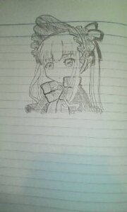 Rating: Safe Score: 0 Tags: 1girl frills image long_hair monochrome shinku sketch solo traditional_media User: admin