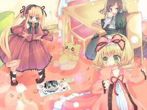 Rating: Safe Score: 0 Tags: 3girls blonde_hair blue_eyes bonnet bow candy cup dress drill_hair food frills green_eyes hina_ichigo image long_hair long_sleeves multiple multiple_girls open_mouth pillow pink_bow pink_dress red_eyes ribbon shinku suiseiseki tagme twin_drills twintails very_long_hair User: admin