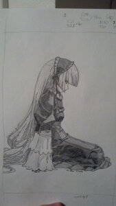 Rating: Safe Score: 0 Tags: 1girl armor auto_tagged gauntlets image long_hair monochrome photo profile sitting sketch solo suigintou traditional_media very_long_hair User: admin