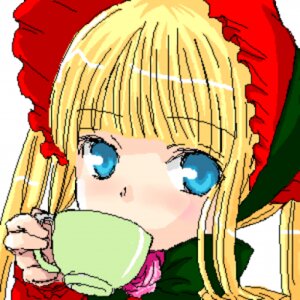 Rating: Safe Score: 0 Tags: 1girl bangs blonde_hair blue_eyes blush bow bowtie cup green_bow holding holding_cup image long_hair long_sleeves looking_at_viewer oekaki shinku sidelocks simple_background solo teacup white_background User: admin