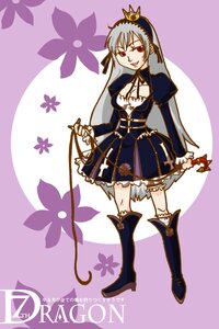 Rating: Safe Score: 0 Tags: 1girl boots crown dress flower image knee_boots long_hair red_eyes solo suigintou User: admin