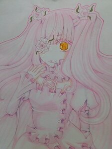 Rating: Safe Score: 0 Tags: 1girl auto_tagged dress eyepatch flower frills hair_flower hair_ornament image kirakishou long_hair looking_at_viewer rose solo thorns traditional_media yellow_eyes User: admin