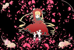 Rating: Safe Score: 0 Tags: 1girl blonde_hair blue_eyes bonnet dress drill_hair flower image long_hair petals pink_flower pink_rose red_dress red_rose rose rose_petals shinku solo twintails very_long_hair white_flower white_rose User: admin