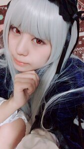 Rating: Safe Score: 0 Tags: 1girl bangs blunt_bangs closed_mouth lips lolita_fashion long_hair looking_at_viewer portrait red_eyes smile solo suigintou white_hair User: admin