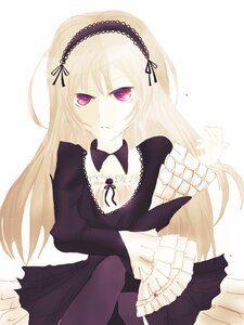 Rating: Safe Score: 0 Tags: 1girl dress frills hairband image lolita_hairband long_hair long_sleeves looking_at_viewer pale_skin pink_eyes ribbon solo suigintou User: admin