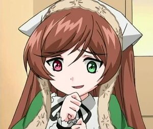 Rating: Safe Score: 0 Tags: 1girl bangs brown_hair eyebrows_visible_through_hair green_eyes hat head_scarf image long_hair long_sleeves looking_at_viewer open_mouth ribbon simple_background smile solo suiseiseki User: admin