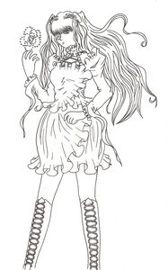 Rating: Safe Score: 0 Tags: 1girl auto_tagged boots cross-laced_footwear dress frills full_body greyscale hair_ornament hand_on_hip image kirakishou knee_boots lace-up_boots long_hair long_sleeves looking_at_viewer monochrome simple_background solo standing two_side_up User: admin