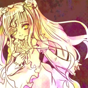 Rating: Safe Score: 0 Tags: 1girl dress eyepatch flower frills hair_flower hair_ornament image kirakishou long_hair long_sleeves rose smile solo yellow_eyes User: admin