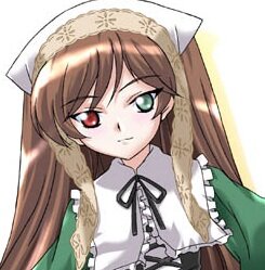 Rating: Safe Score: 0 Tags: 1girl brown_hair dress frills green_dress head_scarf heterochromia image long_hair long_sleeves looking_at_viewer red_eyes simple_background solo suiseiseki upper_body white_background User: admin